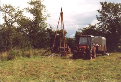 Shell & Auger drilling rig